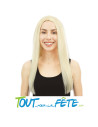 Perruque Longue Raide blonde 60 cm