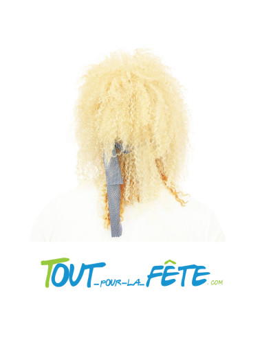 Perruque chanteur rock