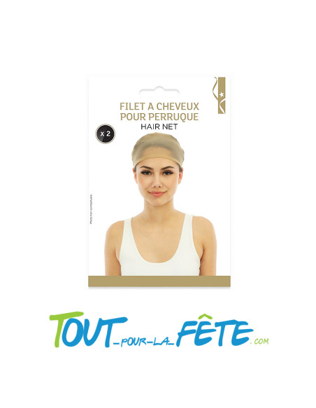 Lot de 2 filets a cheveux pour perruque