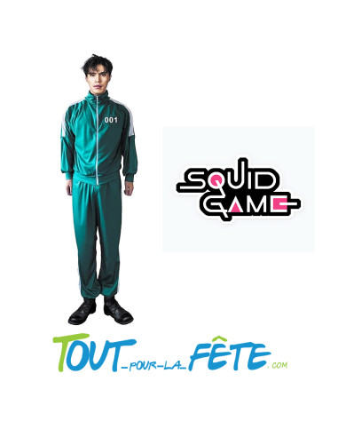 Costume joueur Squid game 001 taille M/L