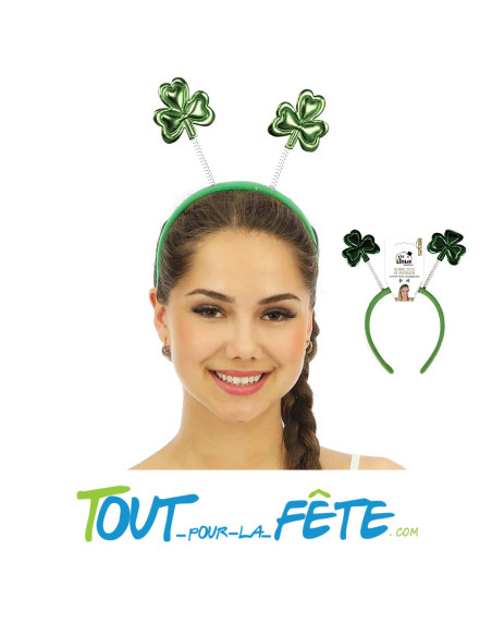 Serre tête trèfles Saint-Patrick