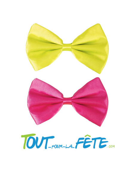 Noeud papillon fluo plusieurs coloris
