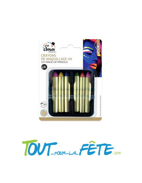 Crayon maquillage - UV - lot de 6