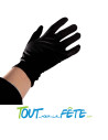 Gants courts noirs taille adulte