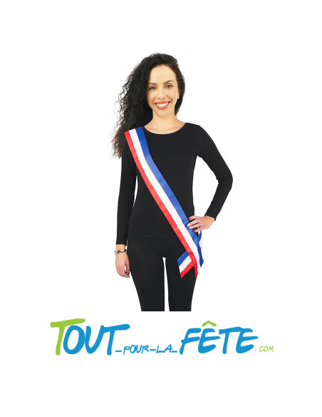 Echarpe de maire bleu blanc rouge