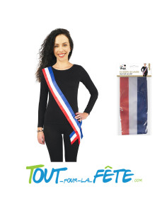 Echarpe de maire bleu blanc rouge 2