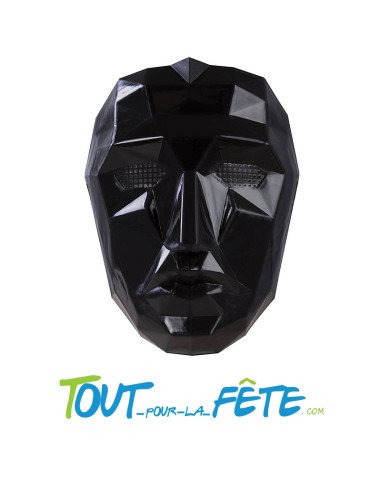 Masque visage noir Squid Game Adulte