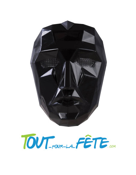 Masque visage noir Squid Game Adulte