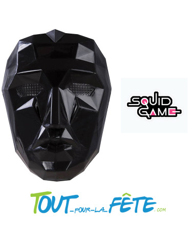 Masque visage noir Squid Game Adulte