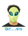 Masque alien / extraterrestre vert PVC