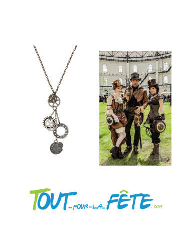 Collier steampunk