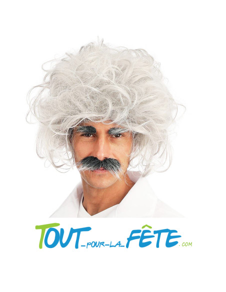 Perruque, Moustache et Sourcils d'Einstein Homme