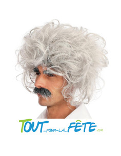 Perruque, Moustache et Sourcils d'Einstein Homme 2