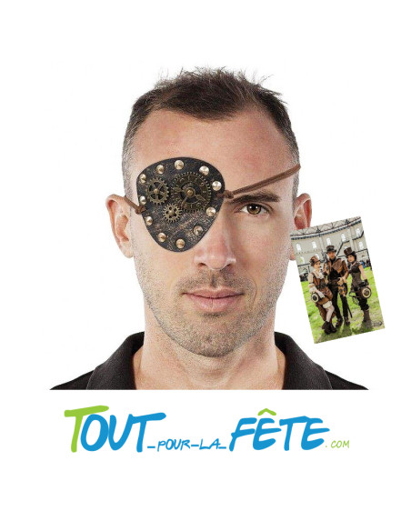 Cache-œil steampunk