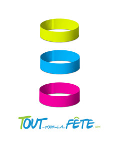 Pack 50 bracelets évènementiels ( 3 coloris disponible )