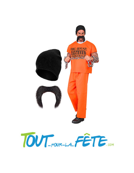 Costume prisonnier américain orange