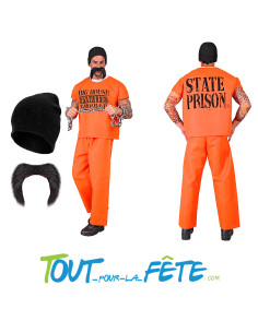 Costume prisonnier américain orange 2