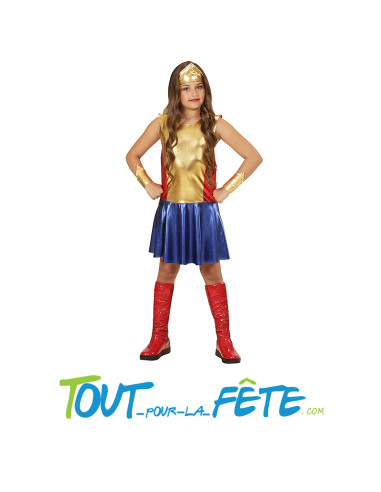 Déguisement enfant héroïne / Wonder Girl