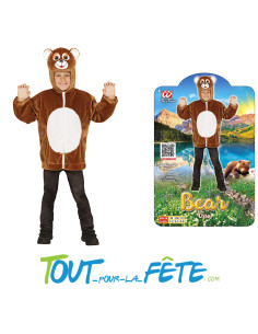 Déguisement ours avec capuche taille enfant 2