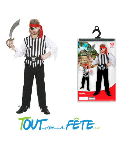 Déguisement pirate enfant 2/3 ans