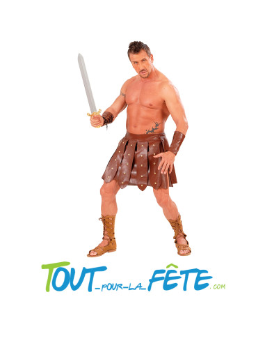 Jupe et brassards de gladiateur / romain taille unique
