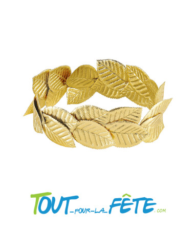 Couronne de laurier or de romain "Jules César"