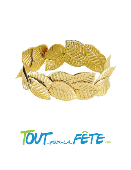Couronne de laurier or de romain "Jules César"