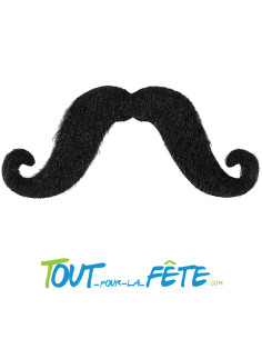 Moustache années 20/30 adhésive