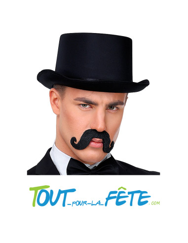 Moustache années 20/30 adhésive