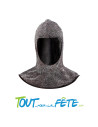 Cagoule médiéval effet cotte de maille