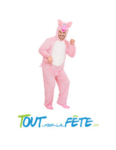 Déguisement de cochon rose taille M/L