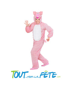Déguisement de cochon rose taille M/L 2