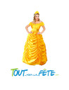 Déguisement Princesse jaune taille adulte