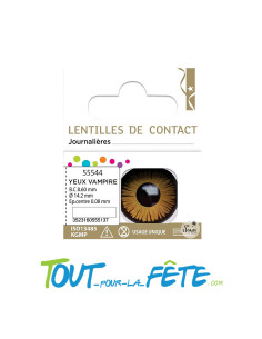 Lentilles de contact journalière vampire 2