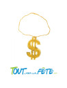 Collier dollar géant
