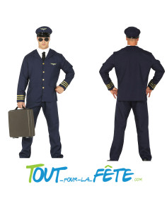 Déguisement de Pilote Adulte Taille M 2