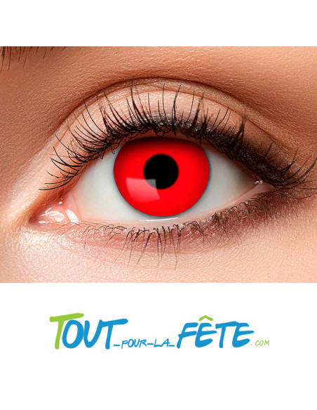 Lentilles de contact journalière rouges