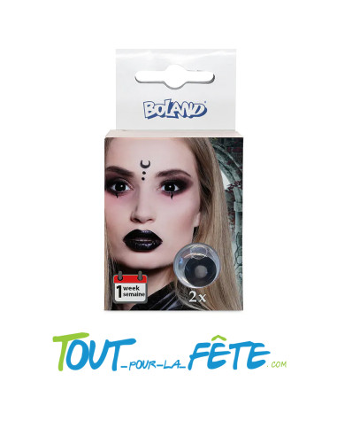 Lentilles de contact journalière noires