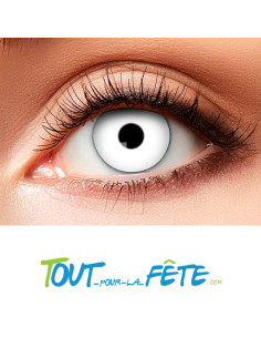 Lentilles de contact journalière blanches