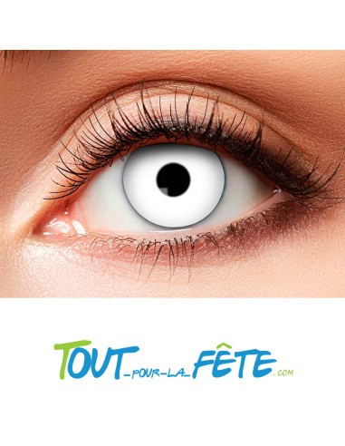Lentilles de contact journalière blanches