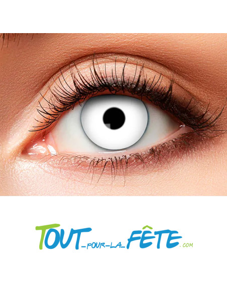 Lentilles de contact journalière blanches