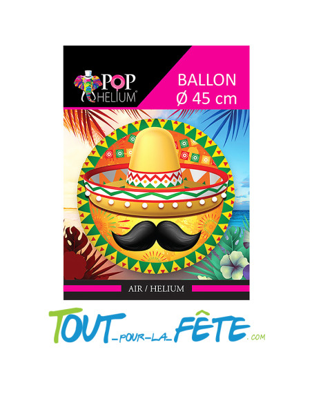 Ballon aluminium Mexicain 45cm