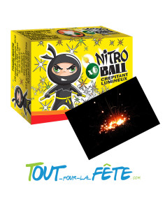 6 Boule "NITRO BALL" crépitant lumineux 2