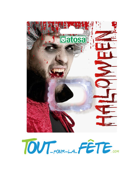 Dentier de vampire transparent