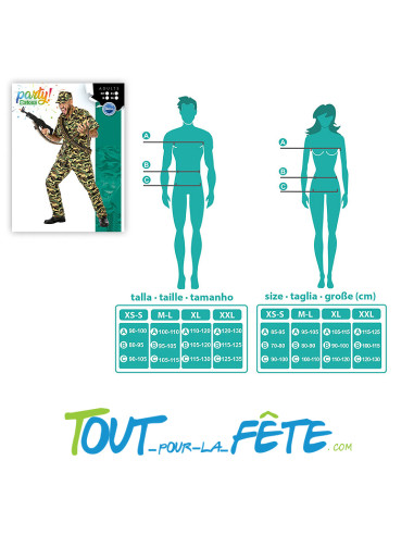 Déguisement de militaire adulte