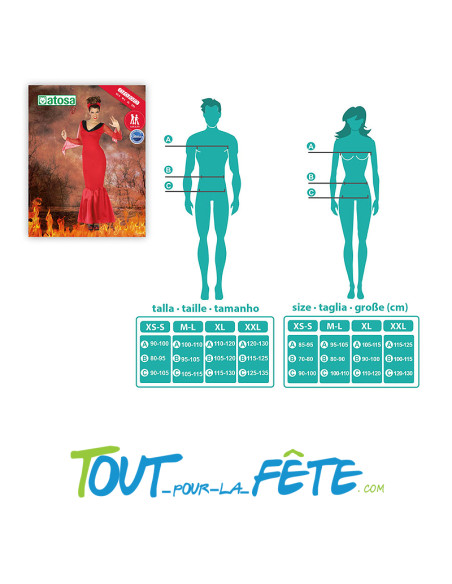 Déguisement diablesse taille M/L