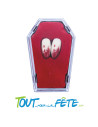Lot de 2 canines ensanglantées de vampire avec nécessaire de fixation inclus