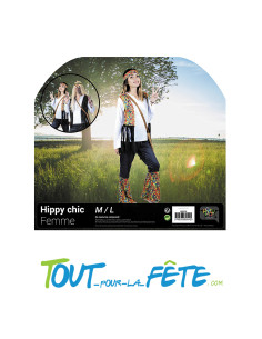 Déguisement de Hippie Adulte Taille M/L 2
