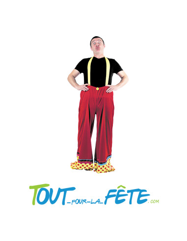 Pantalon de clown adulte M/L