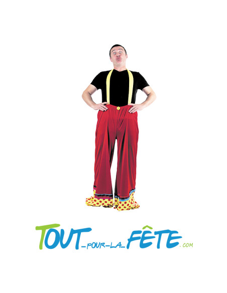 Pantalon de clown adulte M/L
